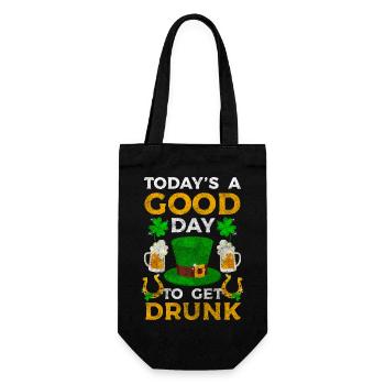 Irish Wanderlust Happiness Irish - Gift Bag for Bottles - black - Front