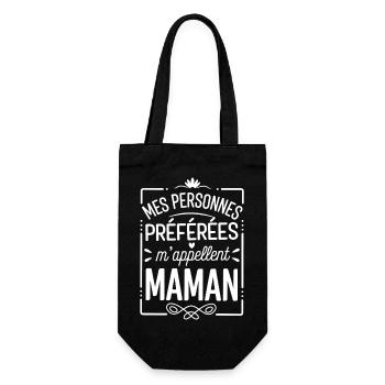 Mes Personnes Préférées m'appellent Maman - Sac à bouteille - noir - Devant