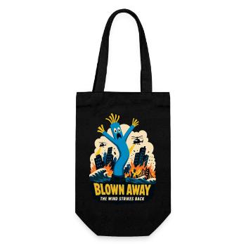 Blown Away – Der Wind schlägt zurück - Geschenkbeutel für Flaschen - Schwarz - Vorne