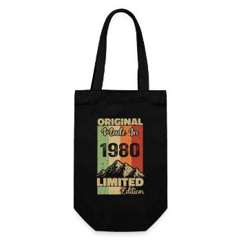 1980 Original - Made in 1980 - Limited Edition - Geschenkbeutel für Flaschen - Schwarz - Vorne