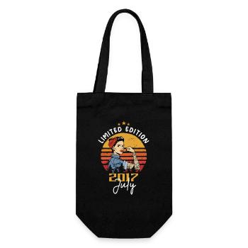 July 2017 - Birthday in July 2017 Gift - Gift Bag for Bottles - black - Front