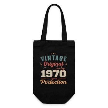 Juillet 1970 Anniversaire Juillet 1970 Original 1970 Juillet - Sac à bouteille - noir - Devant