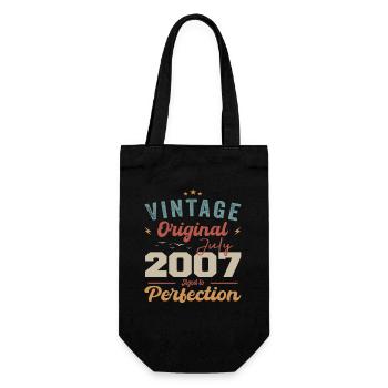 Juillet 2007 Anniversaire Juillet 2007 Original 2007 Juillet - Sac à bouteille - noir - Devant