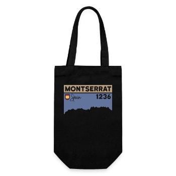 Montserrat Altitude Mountain Hiking Barcelone Cadeau - Sac à bouteille - noir - Devant