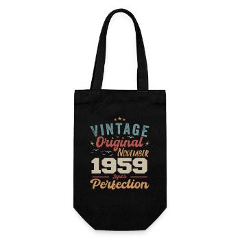Legendär Seit November 1959 - 1959 - Geschenkbeutel für Flaschen - Schwarz - Vorne