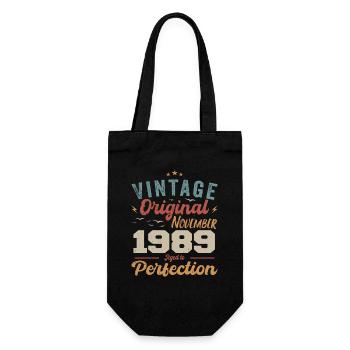 Legendär Seit November 1989 - 1989 - Geschenkbeutel für Flaschen - Schwarz - Vorne