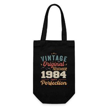 Legendär Seit November 1984 - 1984 - Geschenkbeutel für Flaschen - Schwarz - Vorne
