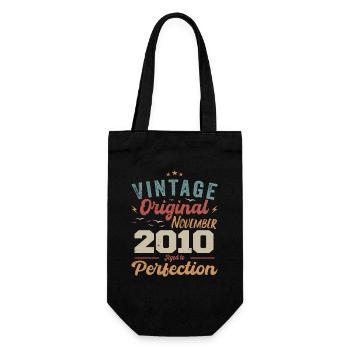Legendary since November 2010 - 2010 - Gift Bag for Bottles - black - Front
