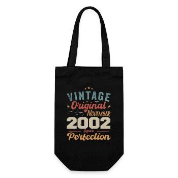 Legendär Seit November 2002 - 2002 - Geschenkbeutel für Flaschen - Schwarz - Vorne