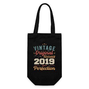 Legendär Seit November 2019 - 2019 - Geschenkbeutel für Flaschen - Schwarz - Vorne
