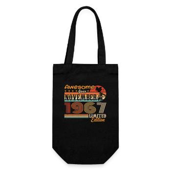Une légende est née en novembre 1967 - 1967 - Sac à bouteille - noir - Devant