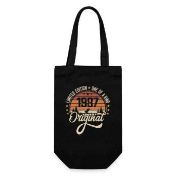1987 Vintage Vintage rétro cadeau d’anniversaire - Sac à bouteille - noir - Devant
