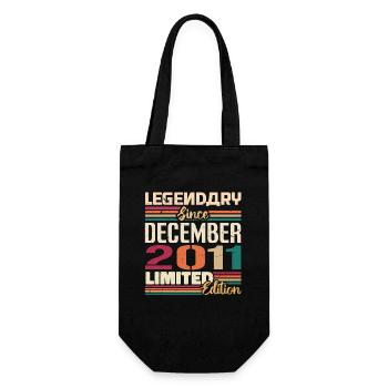 Légendaire depuis décembre 2011 Millésime décembre 2011 - Sac à bouteille - noir - Devant