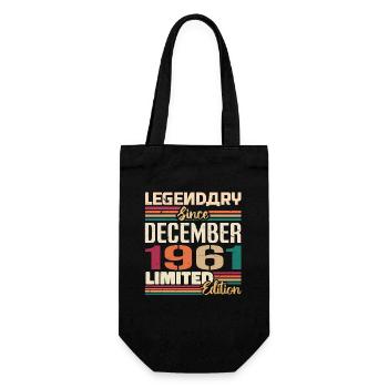 Légendaire depuis décembre 1961 Millésime décembre 1961 - Sac à bouteille - noir - Devant