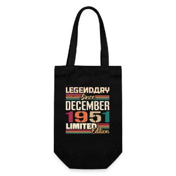 Légendaire depuis décembre 1951 Millésime décembre 1951 - Sac à bouteille - noir - Devant