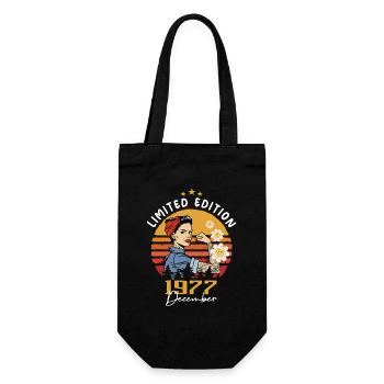 Décembre 1977 Cadeau d’anniversaire Décembre 1977 - Sac à bouteille - noir - Devant