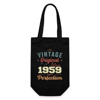 Mai 1959 anniversaire Mai 1959 cadeau Mai 1959 - Sac à bouteille - noir - Devant