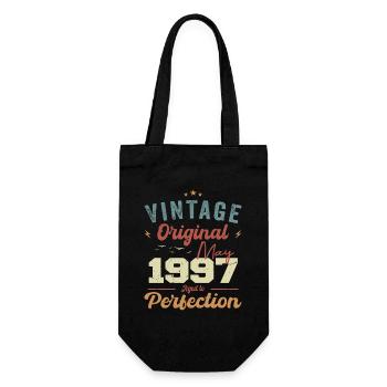 May 1997 Birthday May 1997 Gift May 1997 - Gift Bag for Bottles - black - Front