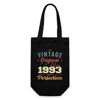 May 1993 Birthday May 1993 Gift May 1993 - Gift Bag for Bottles - black - Front