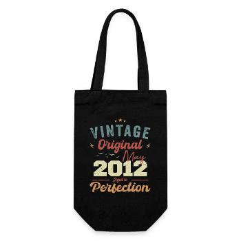 May 2012 Birthday May 2012 Gift May 2012 - Gift Bag for Bottles - black - Front
