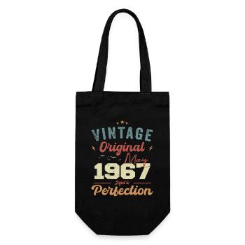 Mai 1967 Anniversaire Mai 1967 Cadeau Mai 1967 - Sac à bouteille - noir - Devant