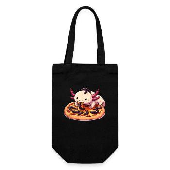 Pizza Party pour Axolotl - Sac à bouteille - noir - Devant