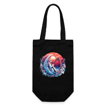 Angels on Clouds - Pour les chrétiens - Sac à bouteille - noir - Devant