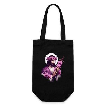 Jésus aux orchidées pourpres - Sac à bouteille - noir - Devant