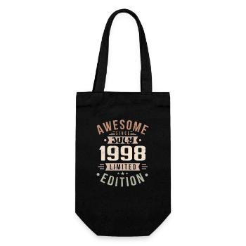 July 1998 Birthday July 1998 Birthday Gift - Gift Bag for Bottles - black - Front