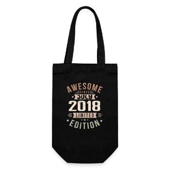 July 2018 Birthday July 2018 Birthday Gift - Gift Bag for Bottles - black - Front