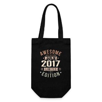 July 2017 Birthday July 2017 Birthday Gift - Gift Bag for Bottles - black - Front