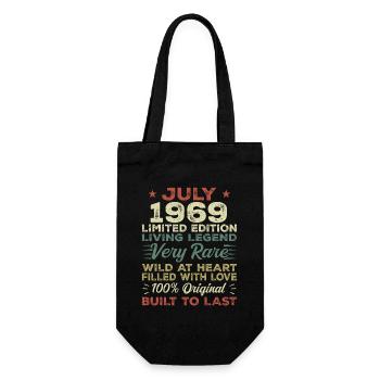 Cadeau anniversaire juillet 1969 anniversaire juillet 1969 - Sac à bouteille - noir - Devant