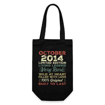 2014 Octobre 2014 anniversaire Octobre 2014 Original - Sac à bouteille - noir - Devant