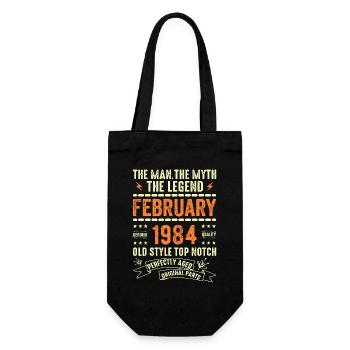 Février 1984 - Février 1984 Anniversaire Février 1984 - Sac à bouteille - noir - Devant