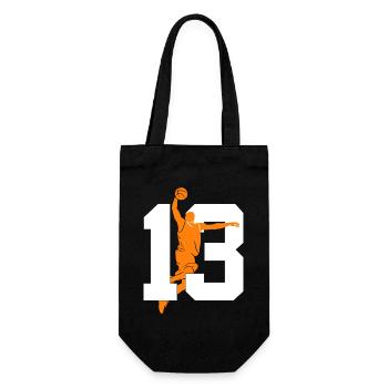 NUMÉRO 13 : 13E ANNIVERSAIRE DE BASKET-BALL - Sac à bouteille - noir - Devant
