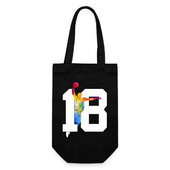 NUMÉRO 18 BASKETBALL 18E ANNIVERSAIRE - Sac à bouteille - noir - Devant