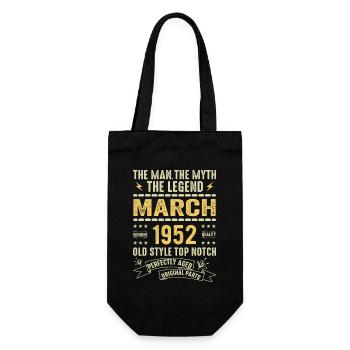 March 1952 Jubilee 1952 - Legends March 1952 - Gift Bag for Bottles - black - Front