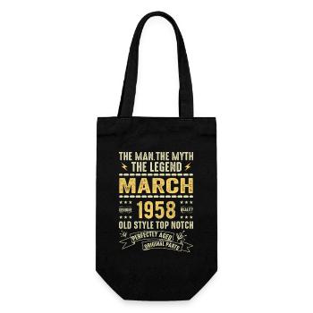 Mars 1958 Jubilé 1958 - Légendes Mars 1958 - Sac à bouteille - noir - Devant