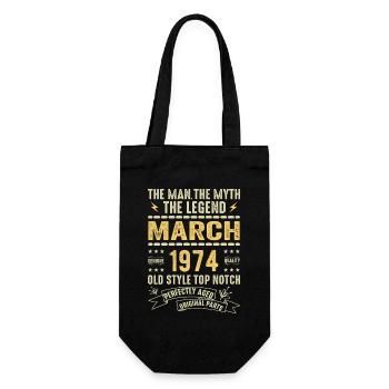 Mars 1974 Jubilé 1974 - Légendes Mars 1974 - Sac à bouteille - noir - Devant