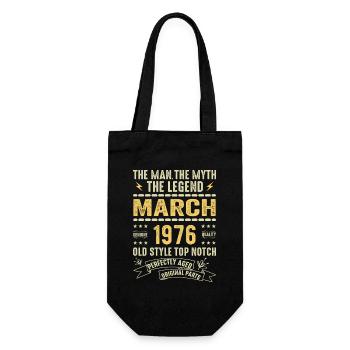 Mars 1976 Jubilé 1976 - Légendes Mars 1976 - Sac à bouteille - noir - Devant