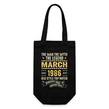 March 1986 Jubilee 1986 - Legends March 1986 - Gift Bag for Bottles - black - Front
