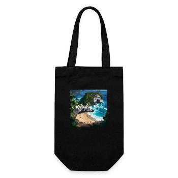 Kelingking Beach - Geschenkbeutel für Flaschen - Schwarz - Vorne