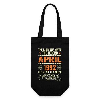 Avril 1992, AVRIL 1992 - Sac à bouteille - noir - Devant