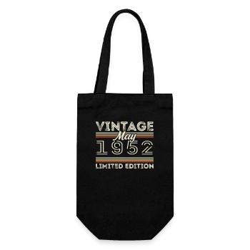 Mai 1952 Anniversaire 1952, Légendaire depuis mai 1952 - Sac à bouteille - noir - Devant