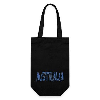 AUSTRALIA - Gift Bag for Bottles - black - Front