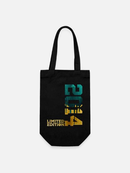 12. GEBURTSTAG LIMITED EDITION 2014 - Geschenkbeutel für Flaschen - Schwarz
