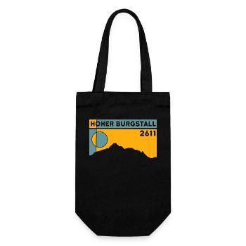 Hoher Burgstall Bergtour Wanderung Finisher Tirol - Geschenkbeutel für Flaschen - Schwarz - Vorne