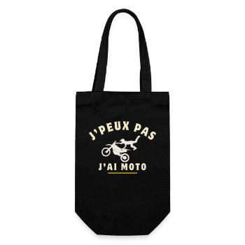 J'peux pas j'ai moto - Sac à bouteille - noir - Devant