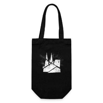 Cologne Cathedral Germany City Skyline Grunge Splash - Gift Bag for Bottles - black - Front
