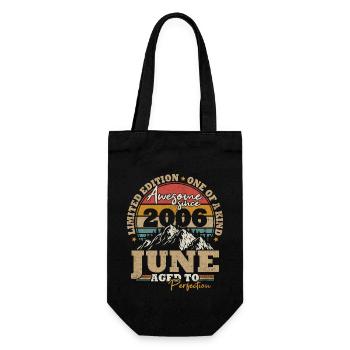 Juin 2006 Vintage Cadeau D’anniversaire 17 ans - Sac à bouteille - noir - Devant